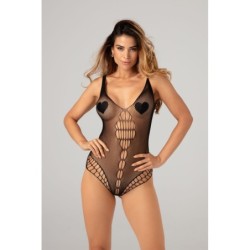 Body de rede elástico Amorelie - preto