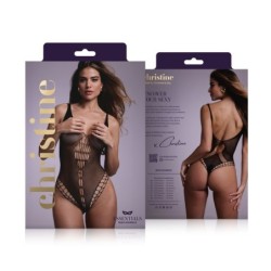 Amorelie elastisk net body - sort