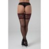 Exclusive Thigh High Stockings - Love Me More - Black S/M