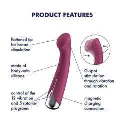 Satisfyer Spinning G-Spot 1 - Czerwony