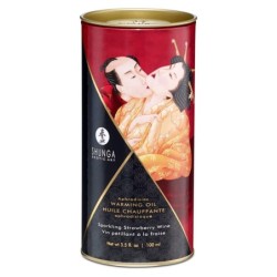 Shunga - Afrodisiacum Verwarmende Olie Aardbei Mousserende Wijn