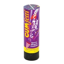 Lansator de confetti în formă de spermă Cumfetti