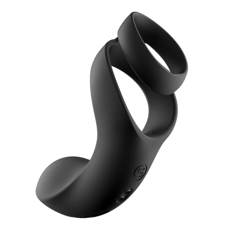 Svakom - Anillo Doble Benedict Estimulador del Perineo - Negro
