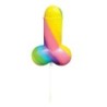 Lecca-lecca a forma di pene arcobaleno