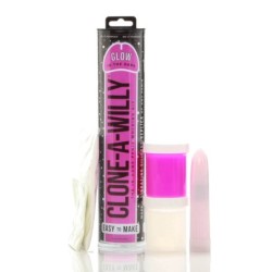 Clone-A-Willy - Glow in the Dark Kit - Fuchsia Pink