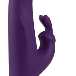 FeelzToys - Δονητής Κουνελιού Περιστροφικός Whirl-Pulse με Τηλεχειριστήριο Μωβ