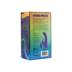 FeelzToys - Δονητής Κουνελιού Περιστροφικός Whirl-Pulse με Τηλεχειριστήριο Μωβ