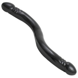 Dildo Doble Clásico - Negro