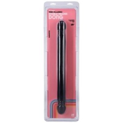 Dubbelzijdige klassieke dildo - Zwart