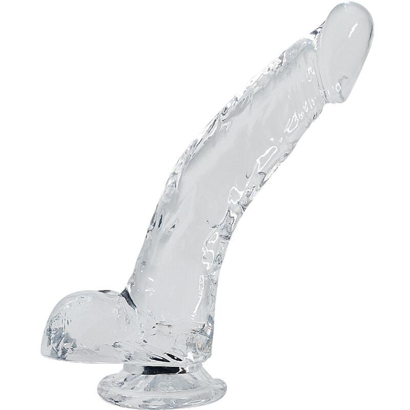 Stallone Pene Realistico Trasparente 22 Cm