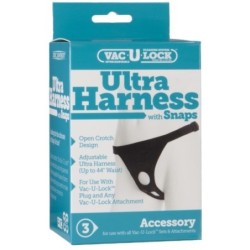 Arnés Ultra Ajustable VacULock - Negre