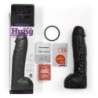 Realistinen VacULock CodeBlack -dildo - Musta