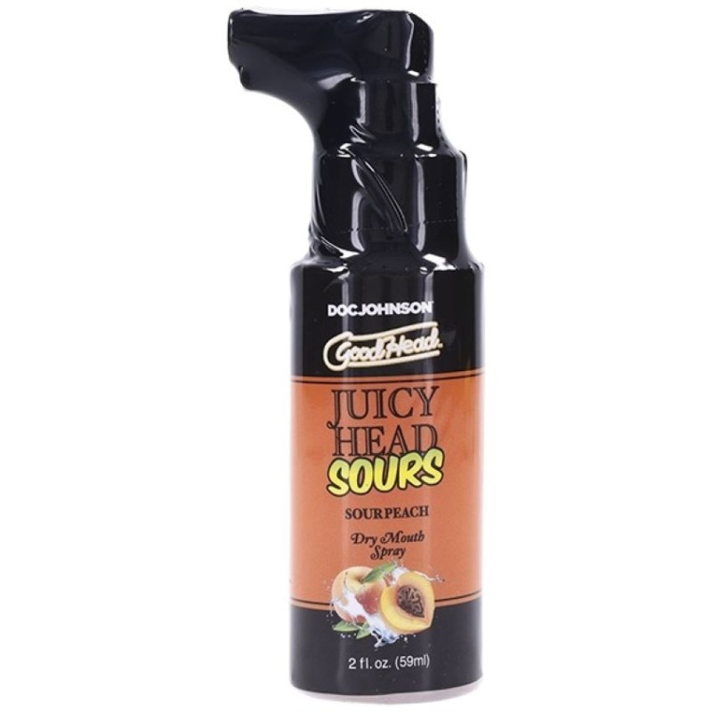 GoodHead Juicy Head Spray per a Boca Seca Sabor Préssec Àcid 59 ml