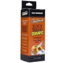 GoodHead Juicy Head Spray per a Boca Seca Sabor Préssec Àcid 59 ml