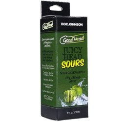 GoodHead Spray do seksu oralnego Suchość w Ustach Smak Kwaśnego Jabłka - 60 ml