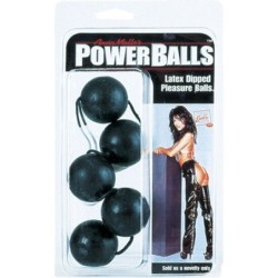 Power Analiniai/Vaginaliniai Rutuliukai Juodi