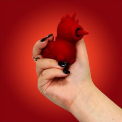 Unihorn - Fiery Devil Vibrator - Red