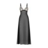 Camicia da notte lunga Exquisite Vila Blanes - Nero XS/S