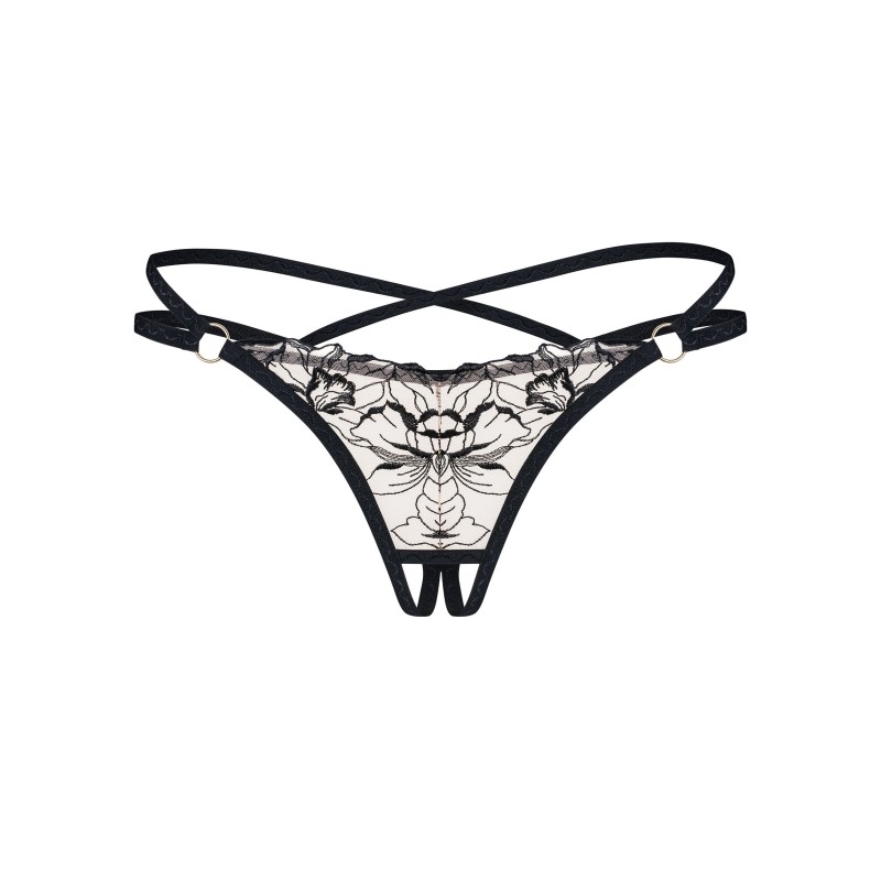Exquisite Vila Blanes Stringit G-string - Musta XS/S