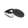 Butt Slut Plug Anal de Metal e Silicone - Prata