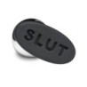 Butt Slut Plug Anal en Métal et Silicone - Argent