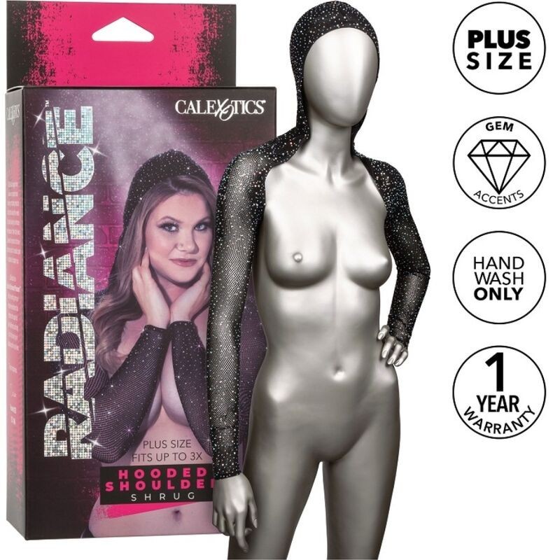 Radiance Haussement D'épaules à Capuche Strass Grande Taille