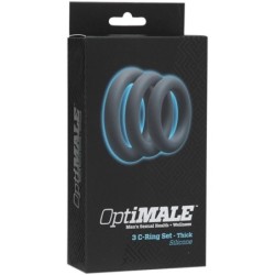 OptiMALE 3 Дебели C Пръстени - Сив