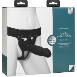 BE Bold Set podaljškov za telo, 2 kosa - Črna