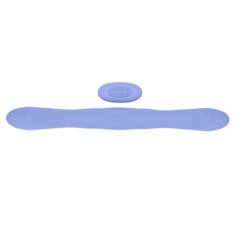 Vibrador Dual con Control Remoto - Azul