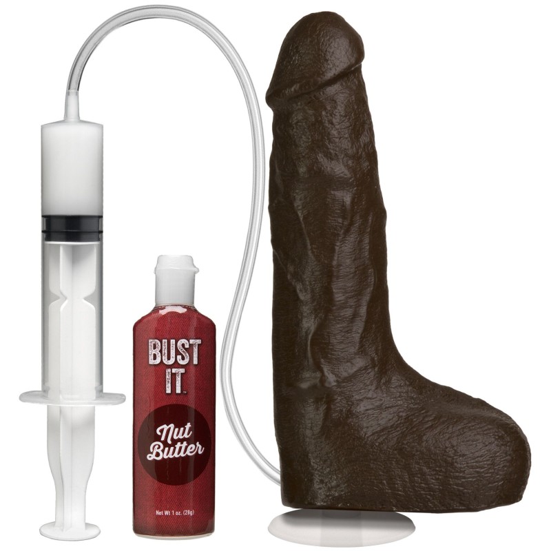 Reālistisks ejakulējošs penis Bust It - Šokolāde