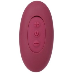 Dual Vibrator med Fjernbetjening - Rød