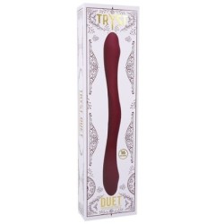 Vibrator Dual cu Telecomandă - Roșu