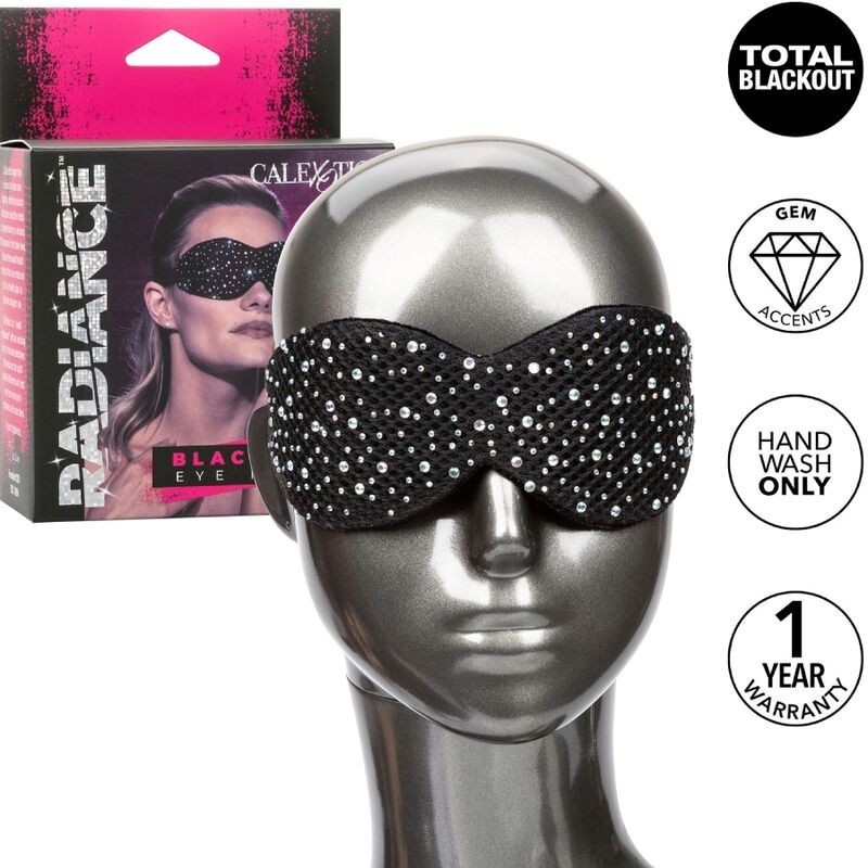 Radiance Oogmasker Strass Steentjes Ondoorzichtig