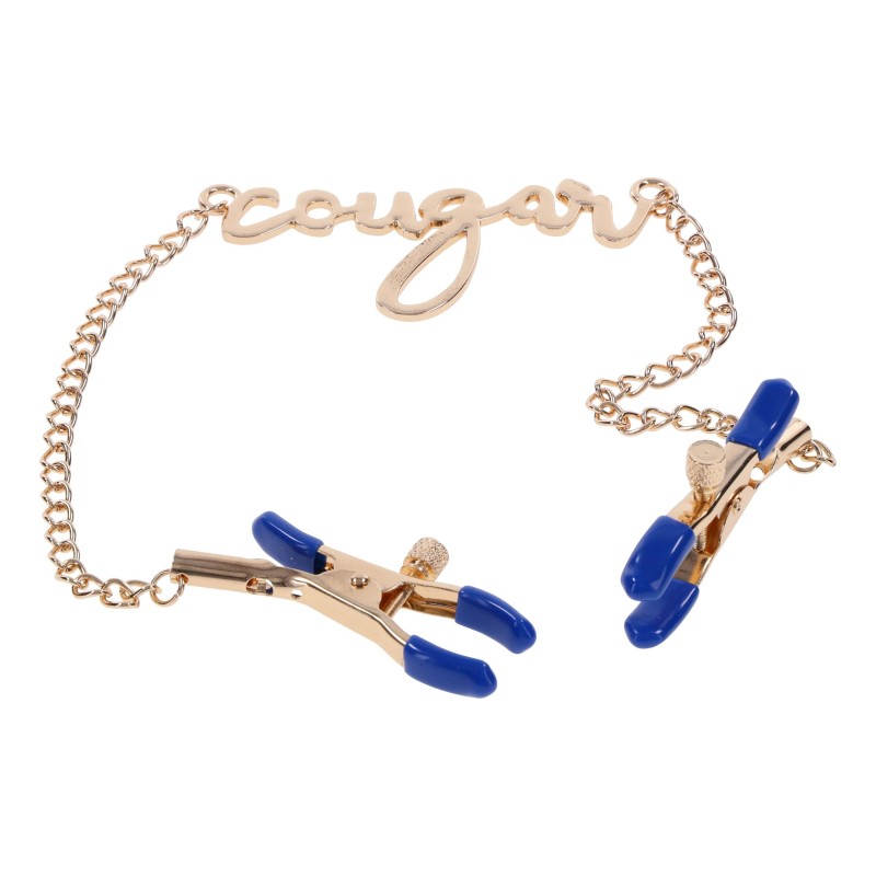 Cougar Nipple Clamps - Gold