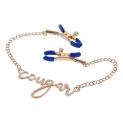 Cougar Nipple Clamps - Gold