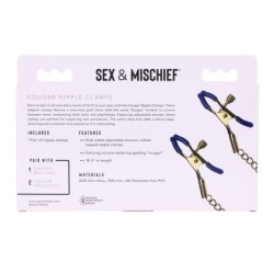 Cougar Nipple Clamps - Gold
