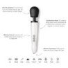 Doxy - Masajeador Wand recargable Die Cast R Stardust - Blanco