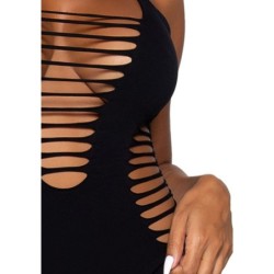 Body sem costura Racer com cordões