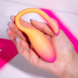 Ovo Vibratório Flamingo Max e Treinador de Kegel em Um - Laranja
