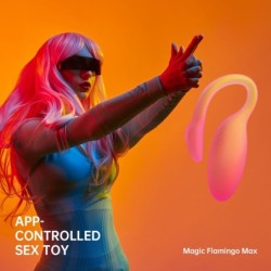 Ovo Vibratório Flamingo Max e Treinador de Kegel em Um - Laranja