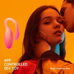 Ovo Vibratório Flamingo Max e Treinador de Kegel em Um - Laranja