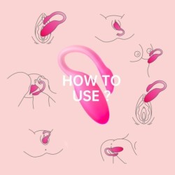 Huevo Vibrador Flamingo Max y Entrenador de Kegel en Uno - Rosa