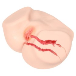 004 Onahole van Echte Vanille Vagina met Dubbele Laag