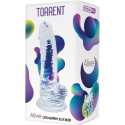Torrent Realistični Prosojni Penis 20.6 Cm