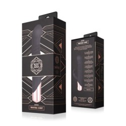 Rosy Gold - Rabbit Vibrator with Thrusting Function - Black