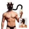Gaasmask Inhalaatori ja Pudeliga - Valge ja Must