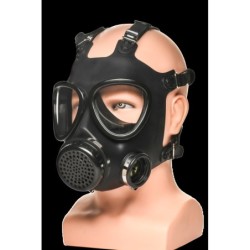 Gasmasker met Inhalator en Fles - Wit en Zwart