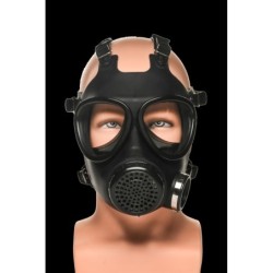 Gaasmask Inhalaatori ja Pudeliga - Valge ja Must