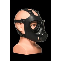 Gasmasker met Inhalator en Fles - Wit en Zwart