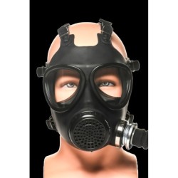 Gaasmask Inhalaatori ja Pudeliga - Valge ja Must
